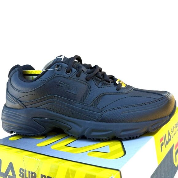 NWTs Fila Memory Workshift Slip-Resistant Work Shoes Black Men’s 7.5 EU 40 Wide main image 7